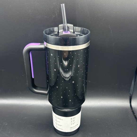 Stanley Halloween Spellcast Black 40oz H2.0 Flowstate Quencher Tumbler IN HAND - Picture 3 of 6